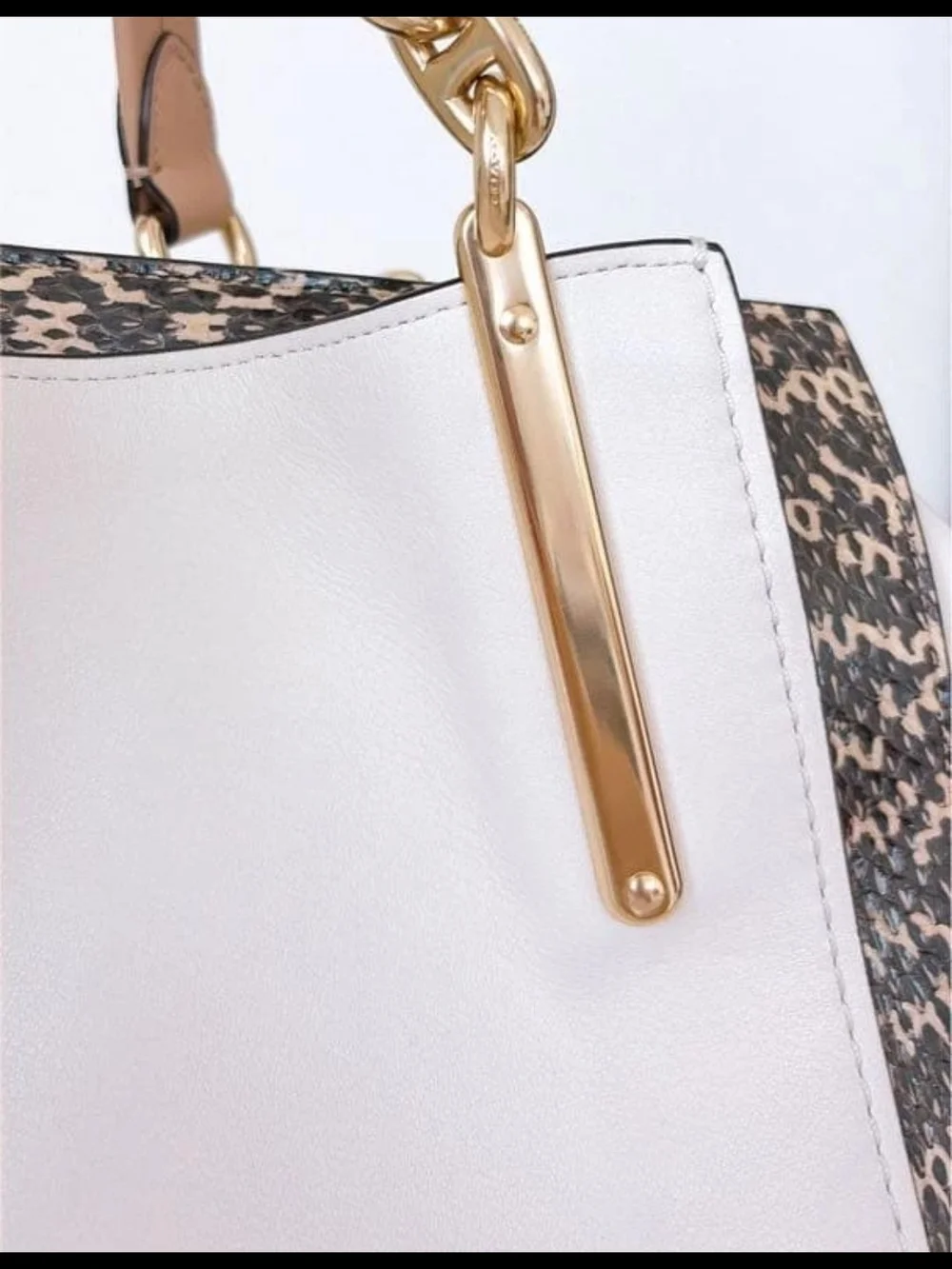 Coach Dreamer 36 in Colorblock with Genuine Snakeskin Details
